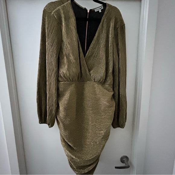 NWT Gold Dress US14 - Picture 3 of 5